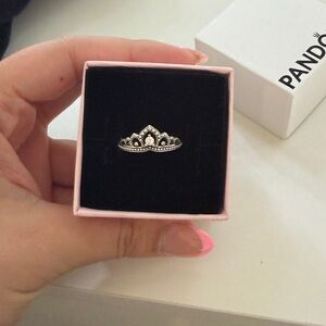 Pandora Silver Crown Ring
